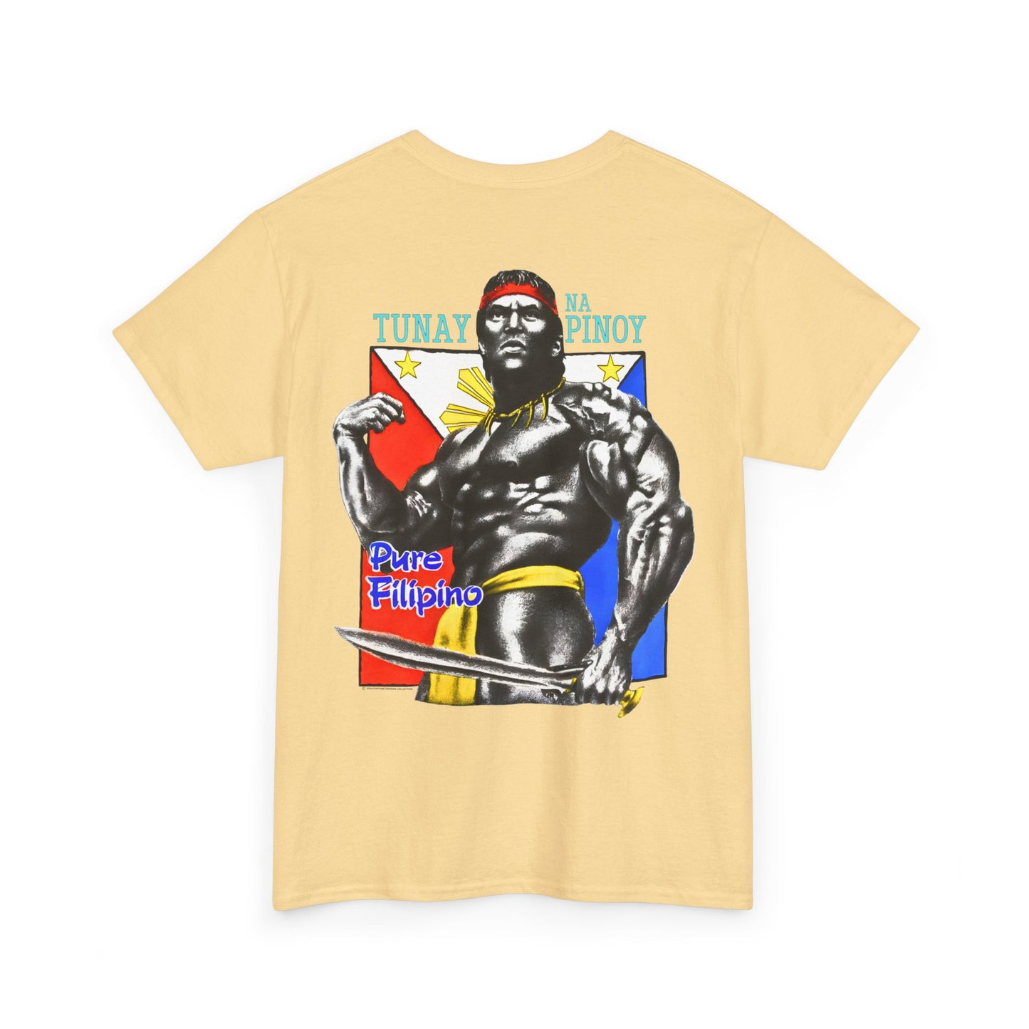 Filipino Strength Tunay na Pinoy Pure Filipino Vintage Design 90s New Print T-shirt Unisex Heavy Cotton Tee