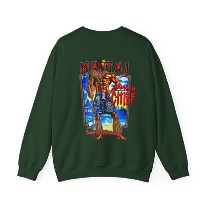 Samoan Strength Samoan Chief Matai Unisex Heavy Blend™ Crewneck Sweatshirt