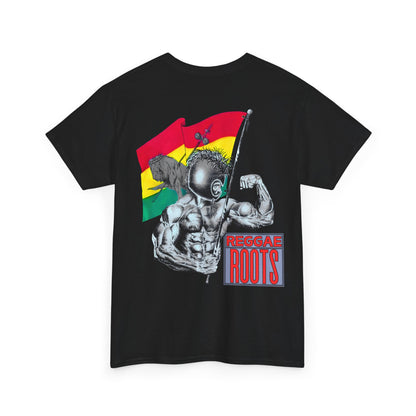 Jawaiian Strength Reggae Roots Vintage Design 90s New Print Unisex Heavy Cotton Tee