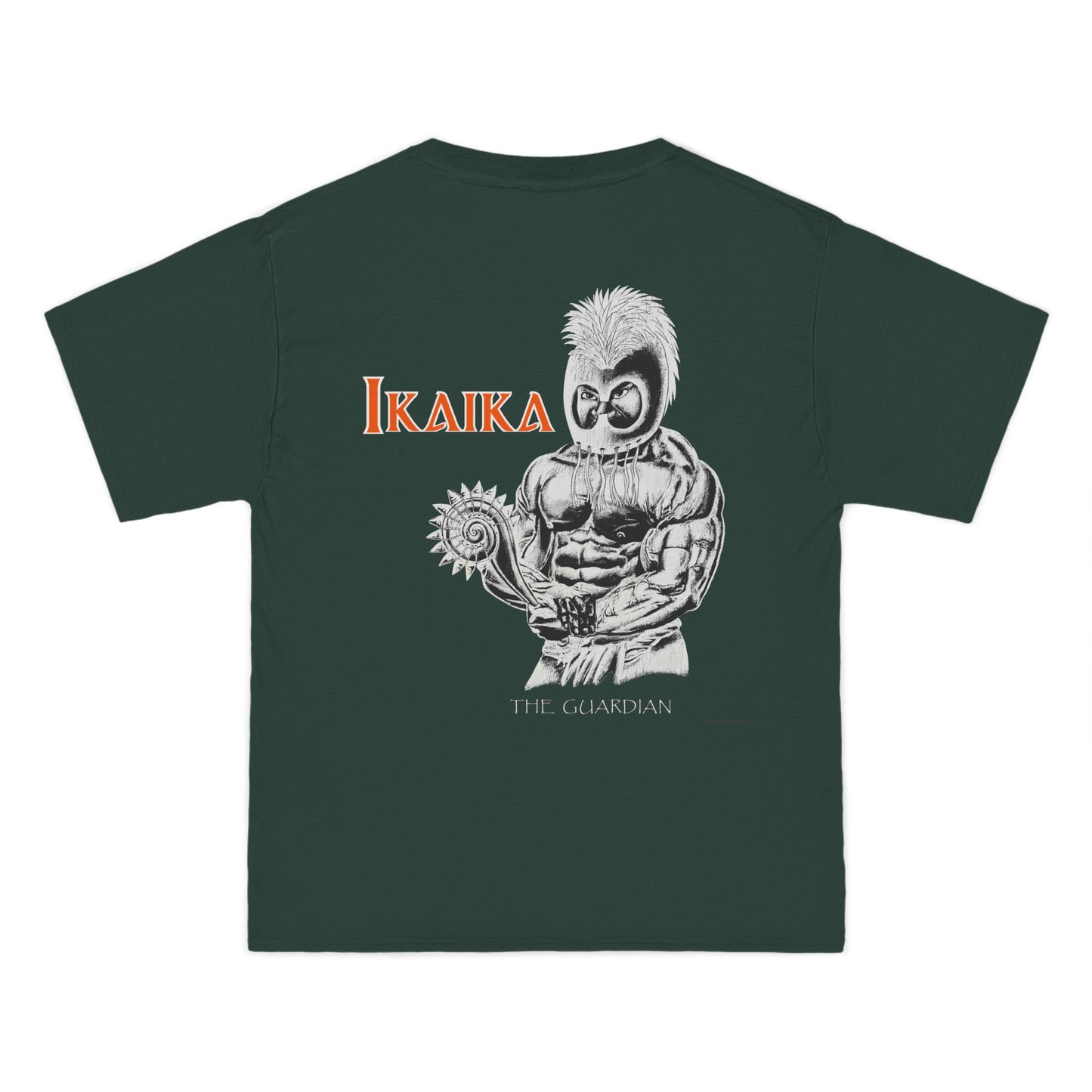 Hawaiian Strength Ikaika The Guardian Vintage Design 90s New Print Beefy-T®  Short-Sleeve T-Shirt