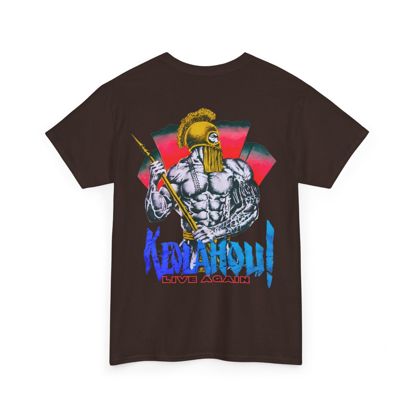 Hawaiian Strength Keolahou! Live Again Vintage Design 90s New Print T-shirt Unisex Heavy Cotton Tee