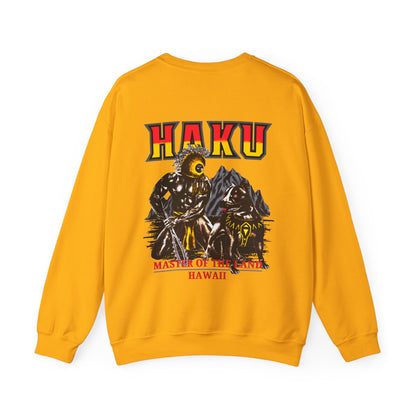 Hawaiian Strength Haku Master of the Land Hawaii Vintage Design 90s New Print Unisex Heavy Blend™ Crewneck Sweatshirt