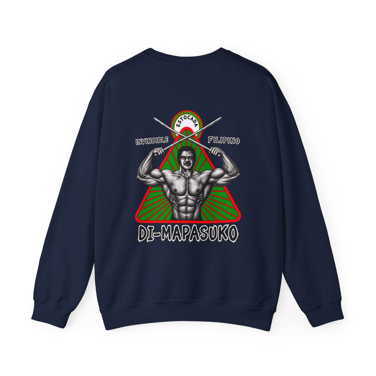 Filipino Strength Invincible Filipino Estocada Unisex Heavy Blend™ Crewneck Sweatshirt