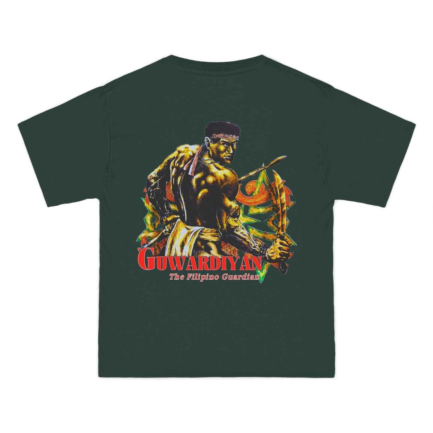 Filipino Strength The Filipino Guardian Guwardiyan Vintage Design 90s New Print Beefy-T®  Short-Sleeve T-Shirt