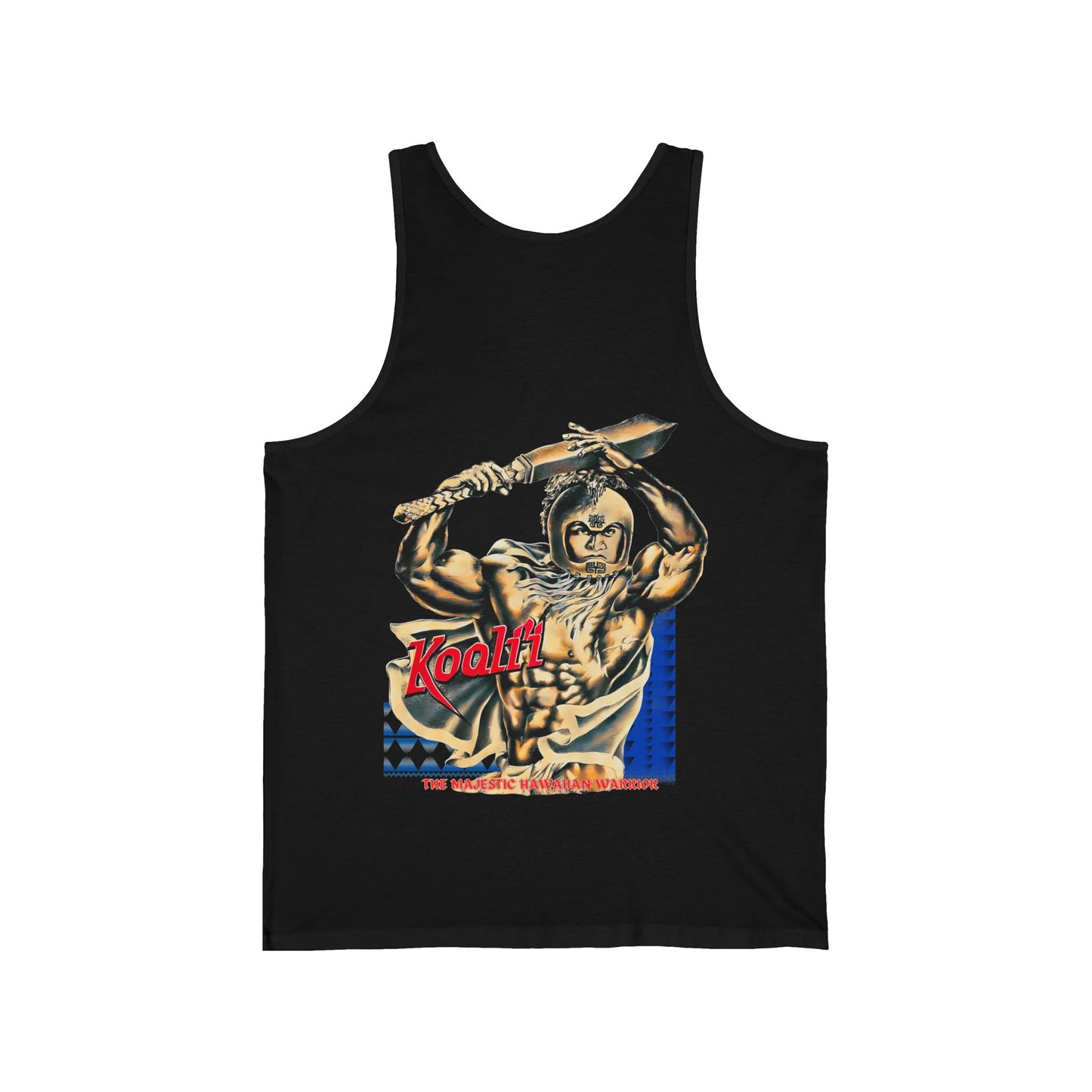 Hawaiian Strength Koali'i The Majestic Hawaiian Warrior Vintage Design 90s New Print Unisex Jersey Tank