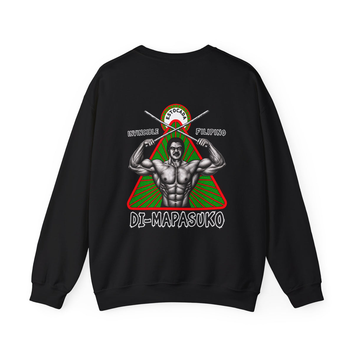 Filipino Strength Invincible Filipino Estocada Unisex Heavy Blend™ Crewneck Sweatshirt