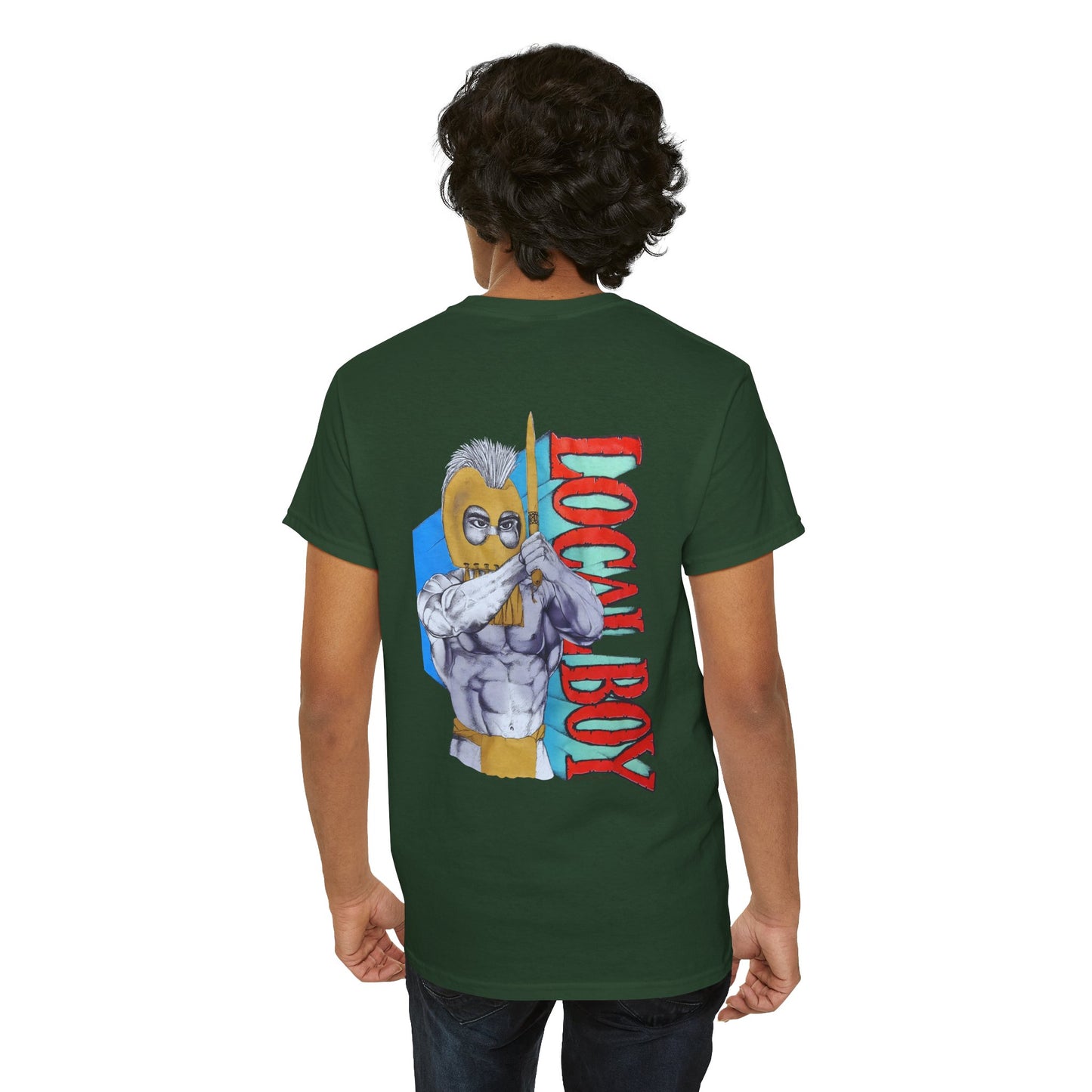Hawaiian Strength Local Boy Vintage Design 90s New Print Unisex Heavy Cotton Tee