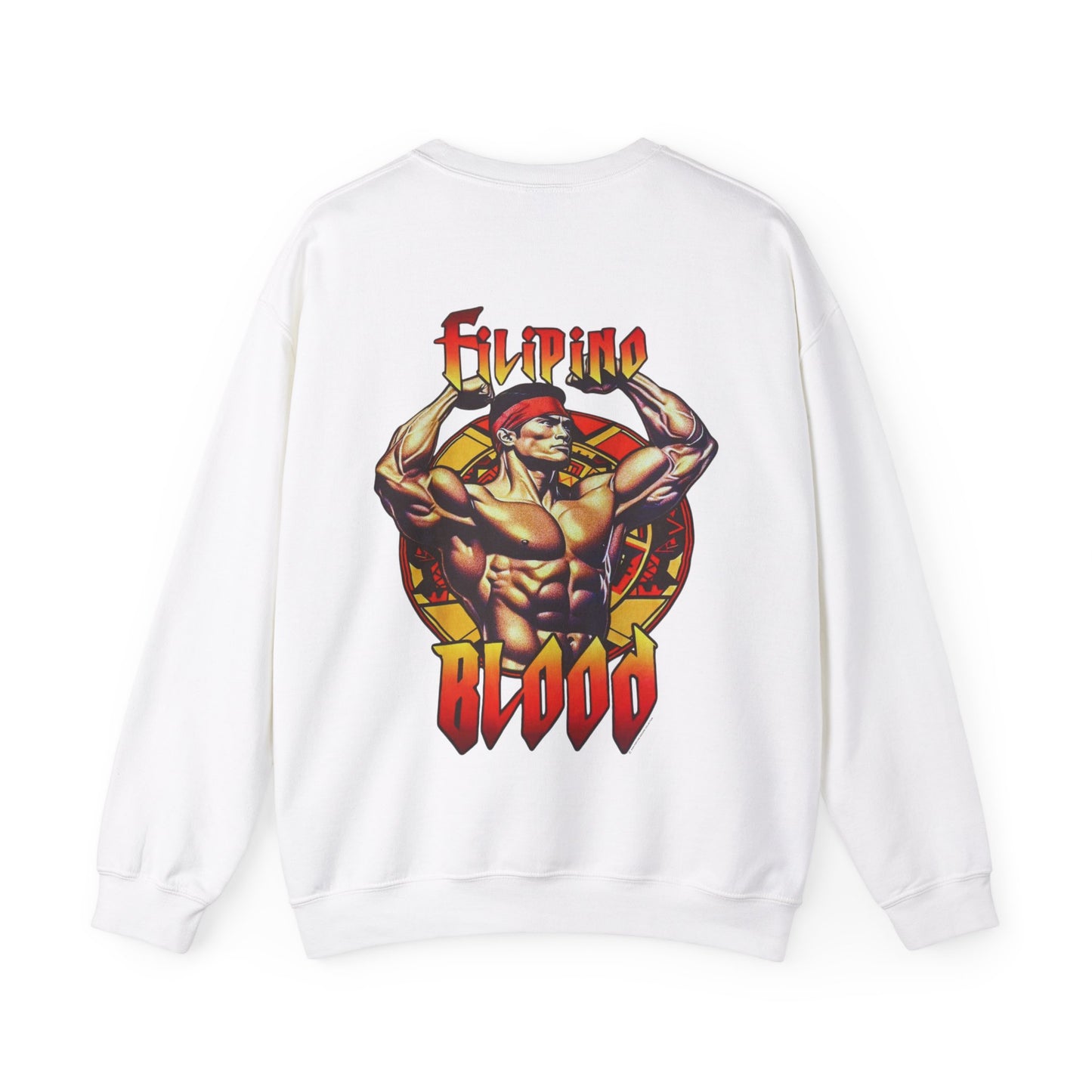 Filipino Strength Filipino Blood Vintage Design 90s New Print Unisex Heavy Blend™ Crewneck Sweatshirt