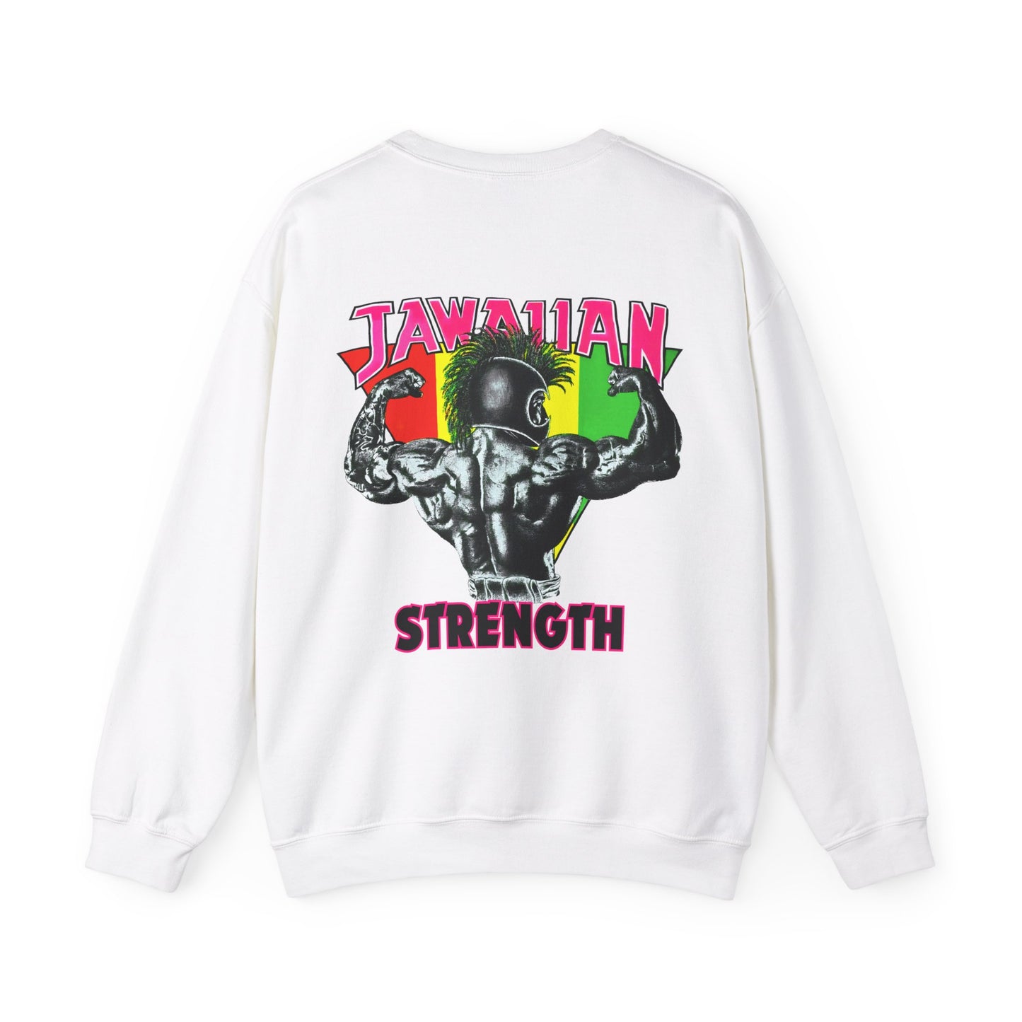 Jawaiian Strength Jawaiian Strenght Shirt Vintage Design 90s New Print Unisex Heavy Blend™ Crewneck Sweatshirt