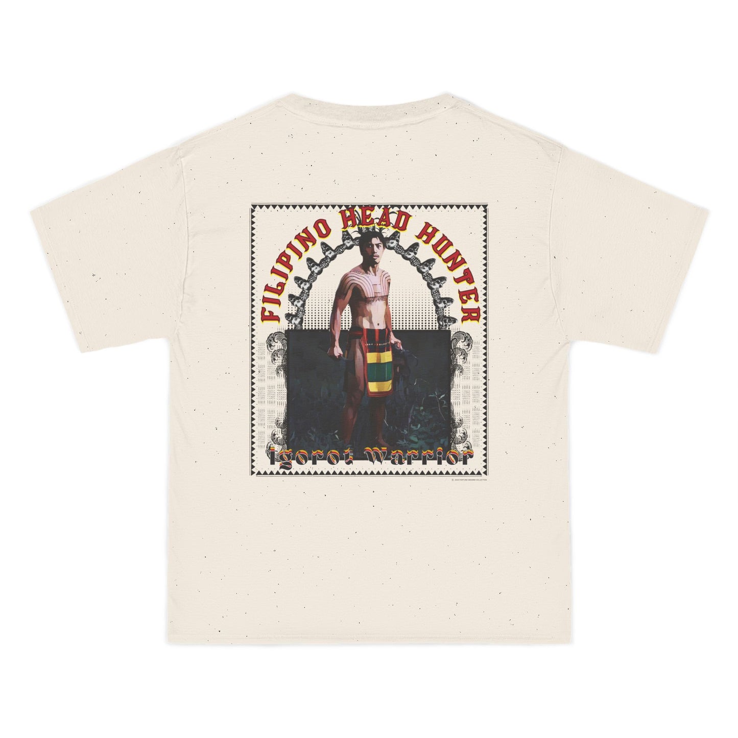 Filipino Strength Filipino Headhunter Igorot Warrior Beefy-T®  Short-Sleeve T-Shirt