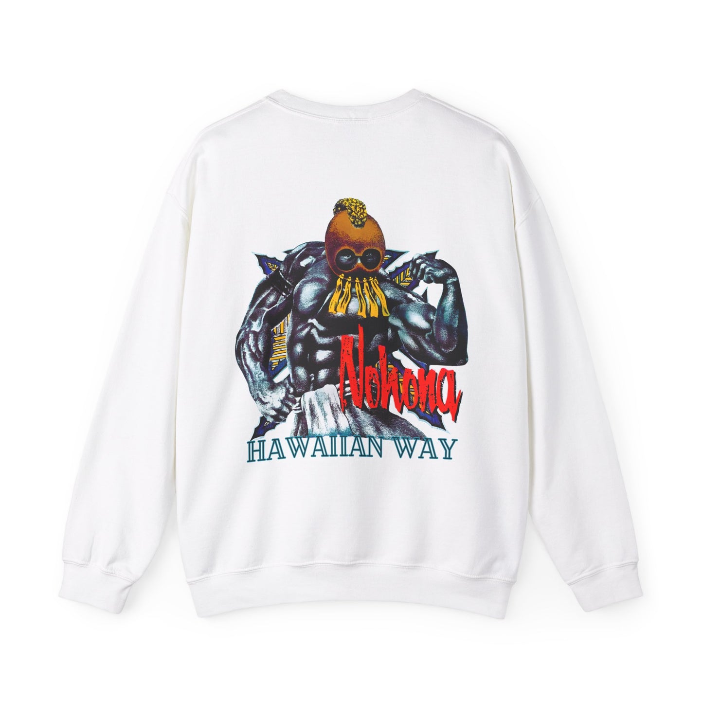 Hawaiian Strength Hawaiian Way Nohona Vintage Design 90s New Print Unisex Heavy Blend™ Crewneck Sweatshirt