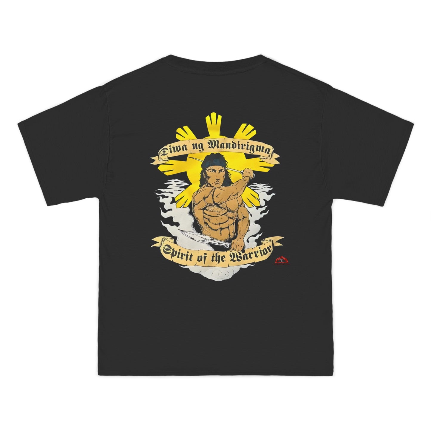 Filipino Strength Spirit of the Warrior Diwa ng Mandirigma Vintage Design 90s New Print Beefy-T®  Short-Sleeve T-Shirt