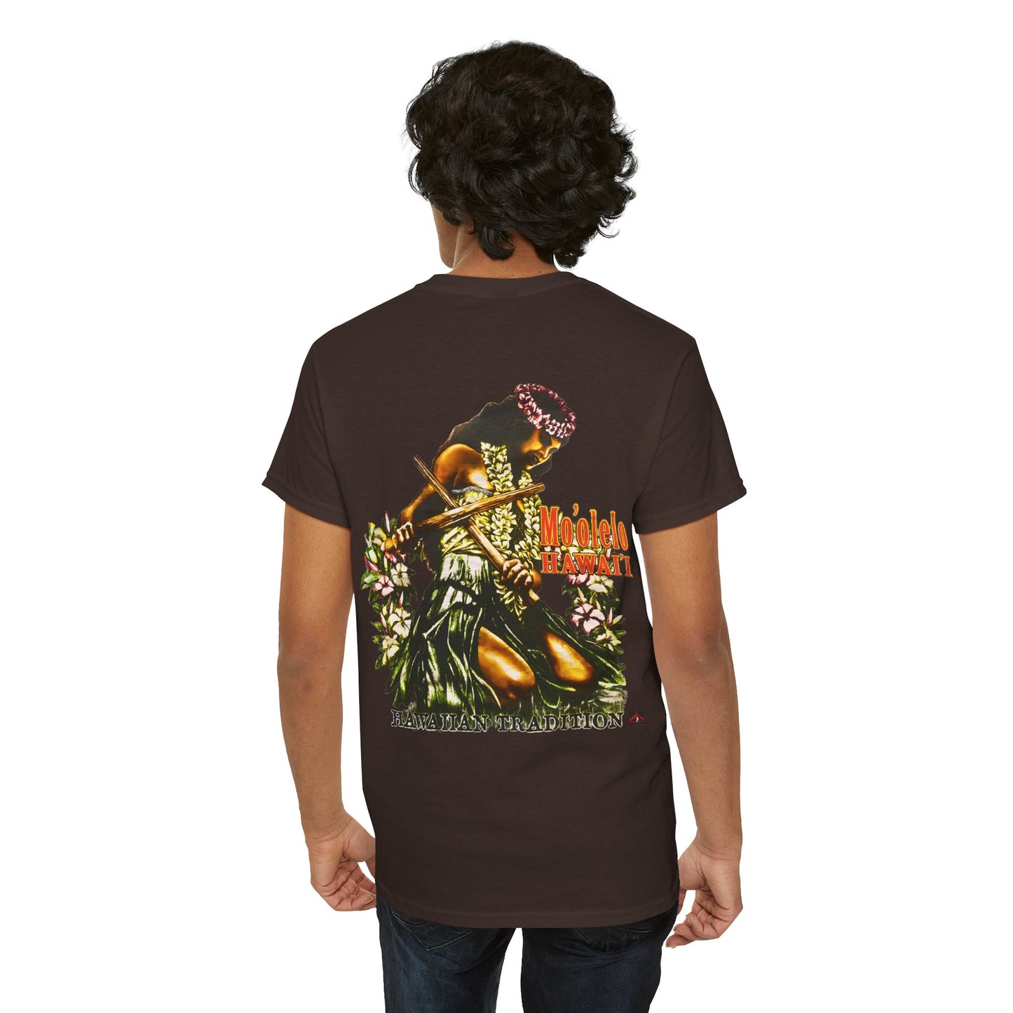 Hawaiian Strength Hawaiian Tradition Mo'olelo Hawai'i Vintage Design 90s New Print T-shirt Unisex Heavy Cotton Tee