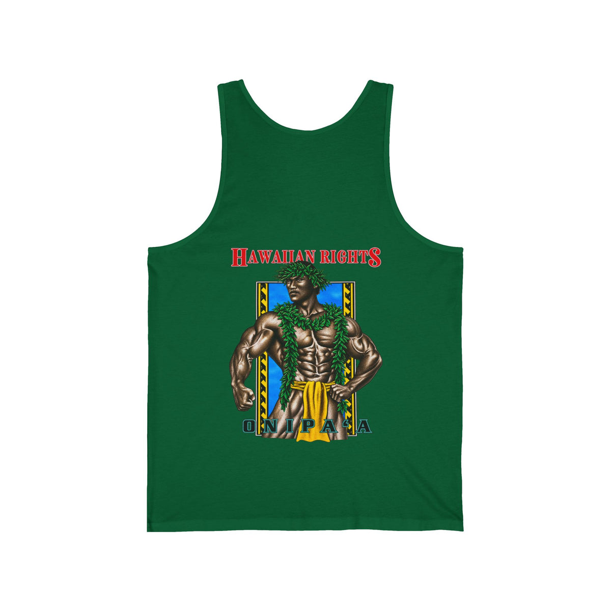 Hawaiian Strength Onipa’a Hawaiian Rights Unisex Jersey Tank