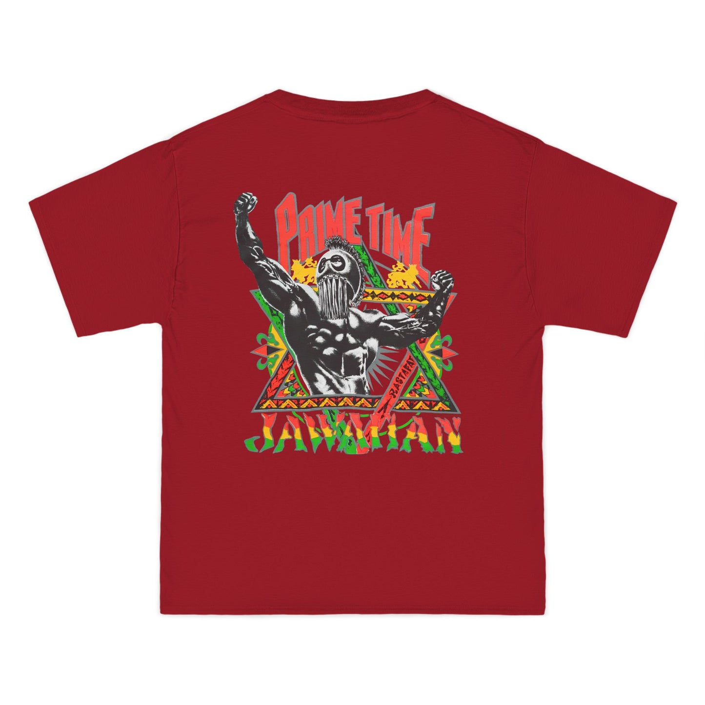 Jawaiian Strength Prime Time Jawaiian Vintage Design 90s New Print Beefy-T®  Short-Sleeve T-Shirt