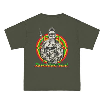 Jawaiian Strength Jawaiian Soul Vintage Design 90s New Print Beefy-T®  Short-Sleeve T-Shirt