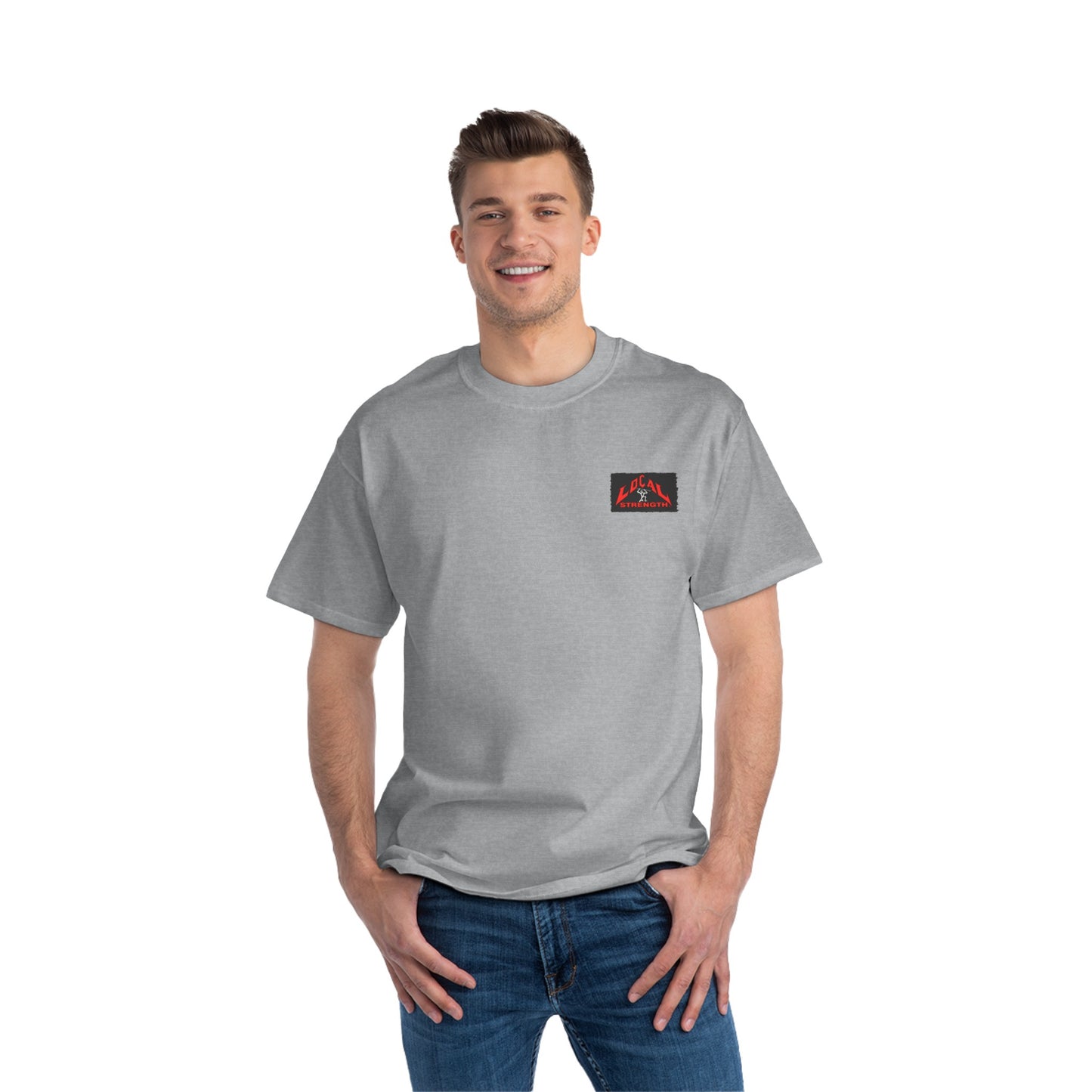 Local Strength Proud To Be Tongan Tangata Tonga Au Vintage Design 90s New Print Beefy-T®  Short-Sleeve T-Shirt