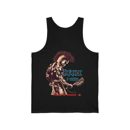 Hawaiian Strength Proud of Hawaii Ha'aheo o Hawai'i Vintage Design 90s New Print Unisex Jersey Tank