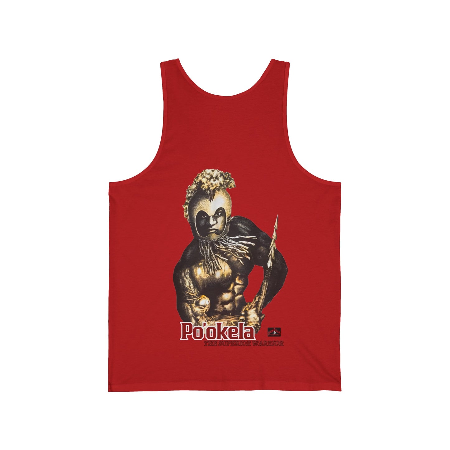 Hawaiian Strength Po'okela The Superior Warrior Vintage Design 90s New Print Unisex Jersey Tank