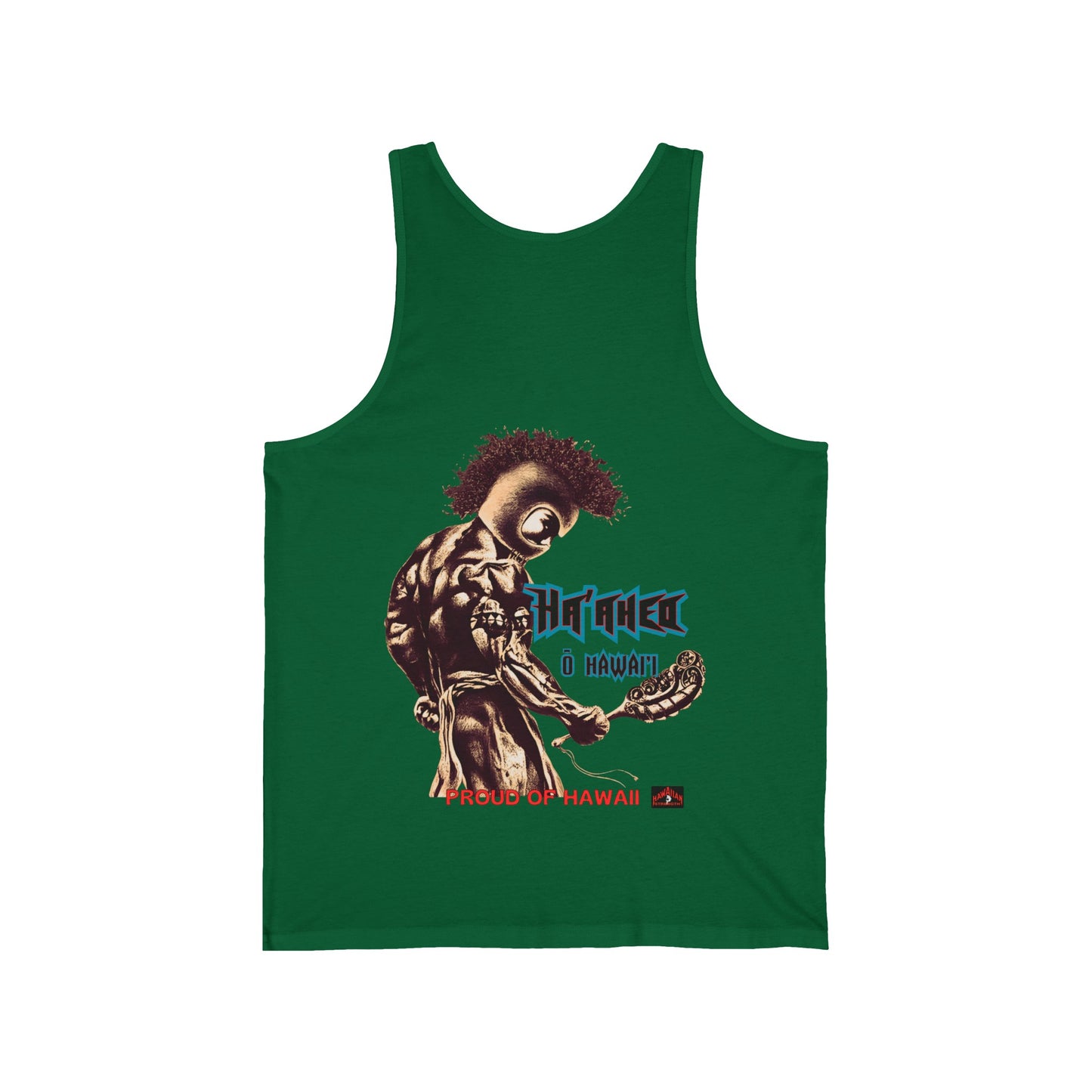 Hawaiian Strength Proud of Hawaii Ha'aheo o Hawai'i Vintage Design 90s New Print Unisex Jersey Tank