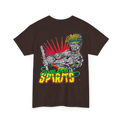 Samoan Strength Samoan Spirits Vintage 90s Design New Print Unisex Heavy Cotton Tee
