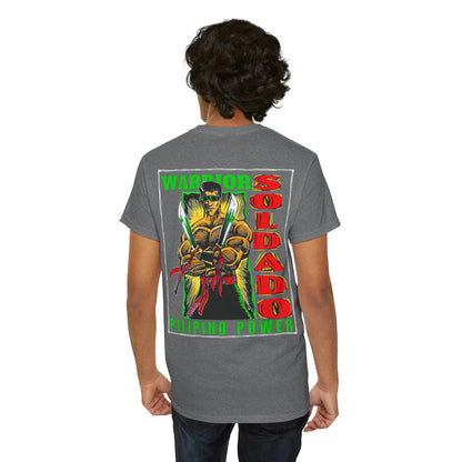 Filipino Strength Soldado Warrior Pilipino Power Vintage Design 90s New Print Unisex Heavy Cotton Tee