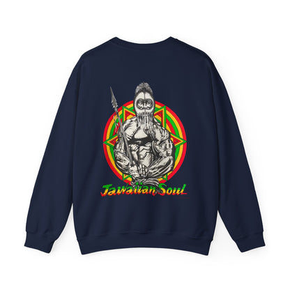 Jawaiian Strength Jawaiian Soul Vintage Design 90s New Print Unisex Heavy Blend™ Crewneck Sweatshirt