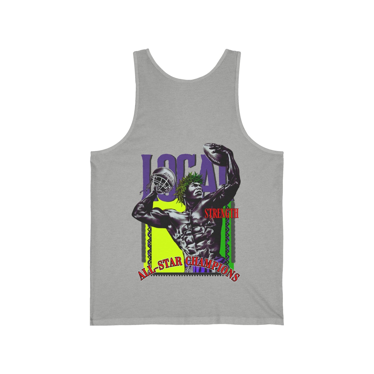 Hawaiian Strength Local Strength All-Star Champions Vintage Design 90s New Print Unisex Jersey Tank