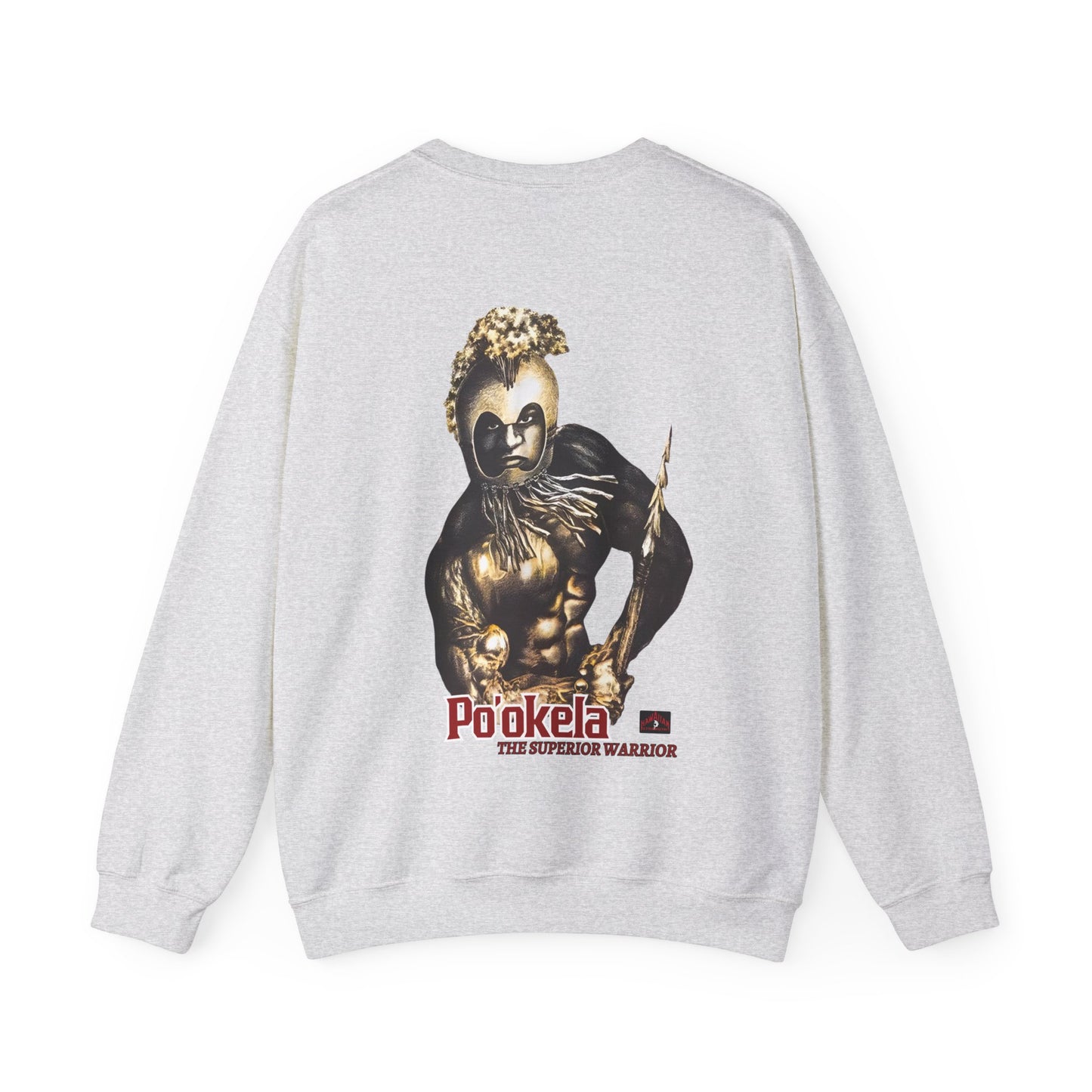 Hawaiian Strength Po'okela The Superior Warrior Vintage Design 90s New Print Unisex Heavy Blend™ Crewneck Sweatshirt