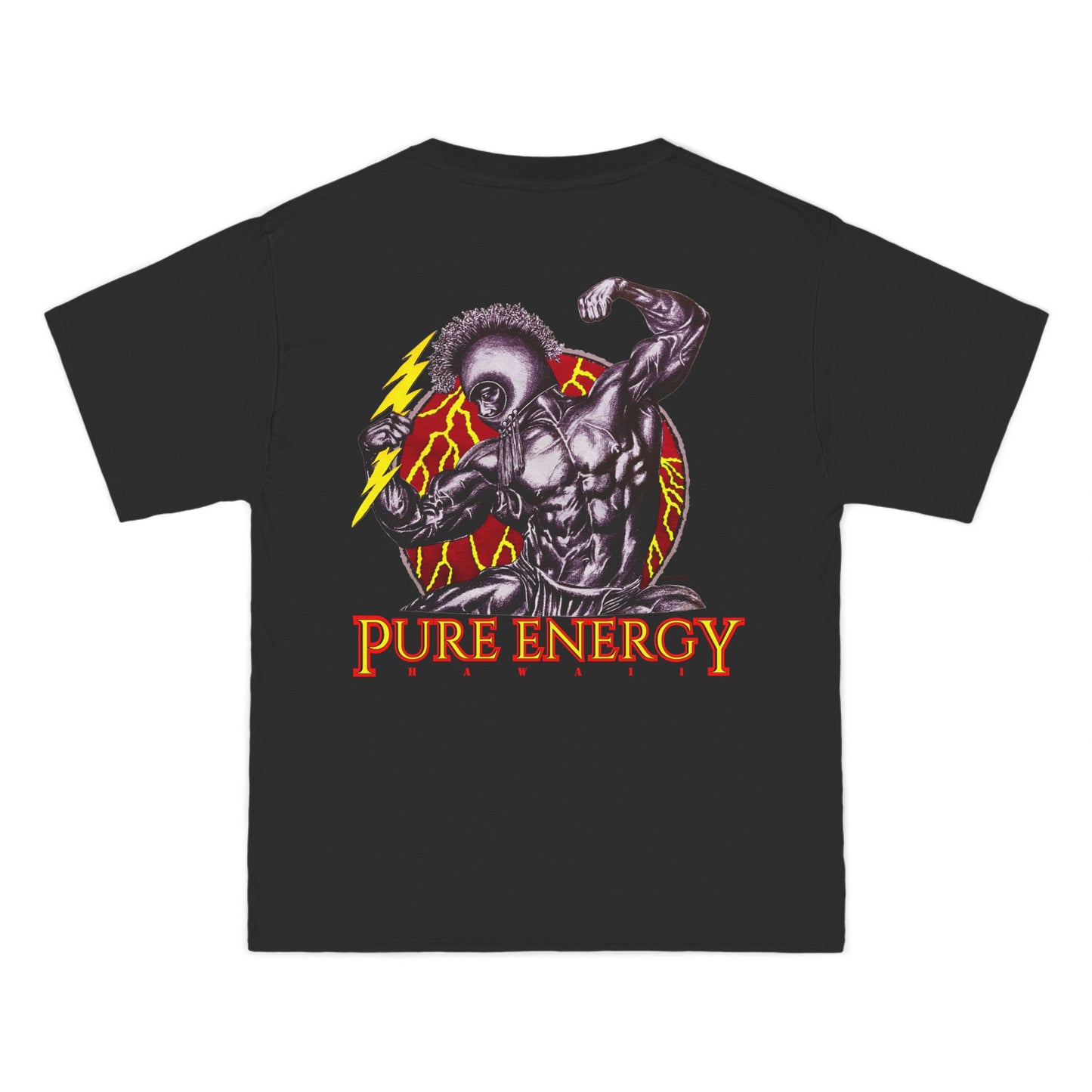 Hawaiian Strength Pure Energy Hawaii Vintage Design 90s New Print Beefy-T®  Short-Sleeve T-Shirt
