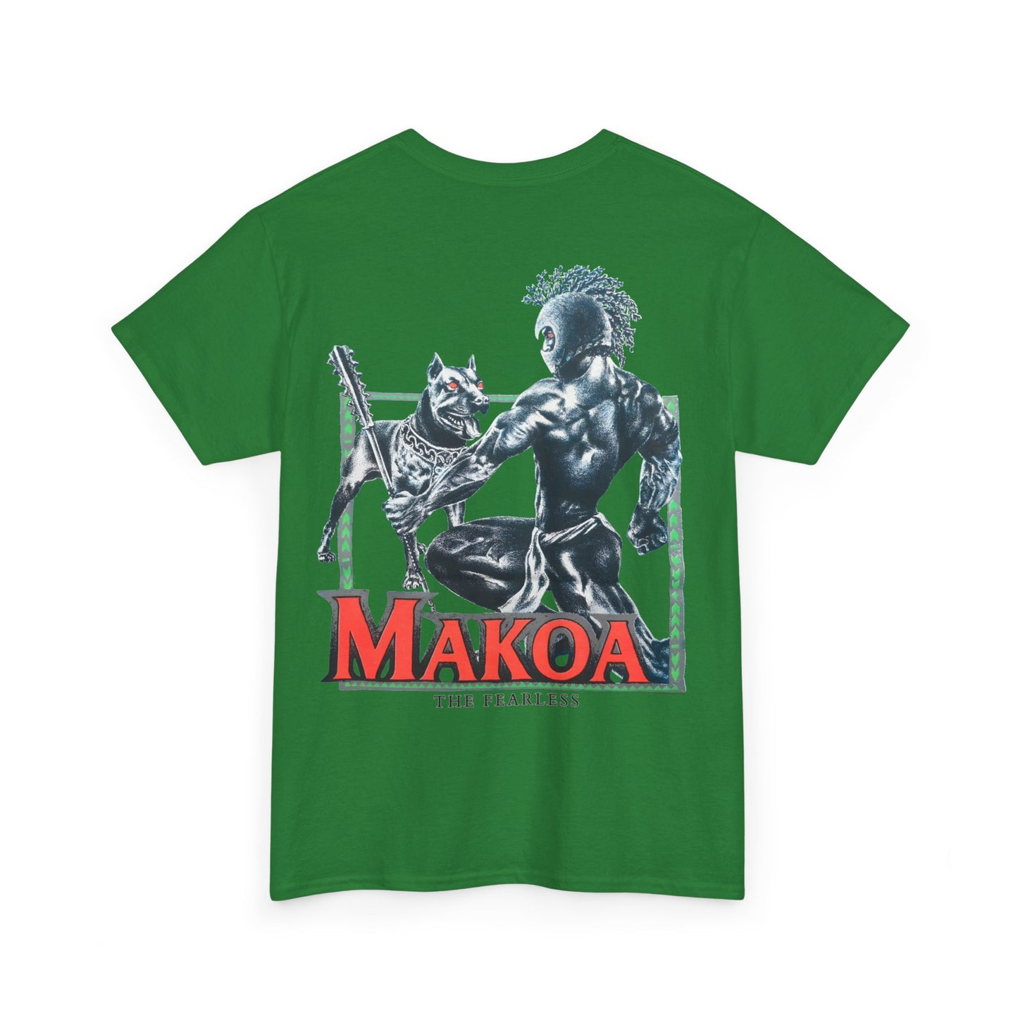 Hawaiian Strength Makoa The Fearless Vintage Design 90s New Print T-shirt Unisex Heavy Cotton Tee