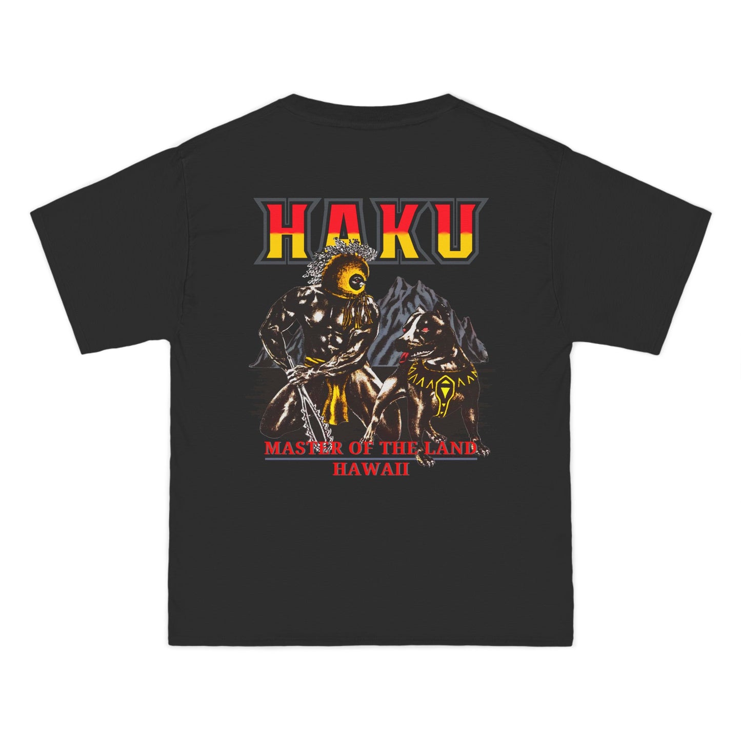Hawaiian Strength Haku Master of the Land Hawaii Vintage Design 90s New Print Beefy-T®  Short-Sleeve T-Shirt