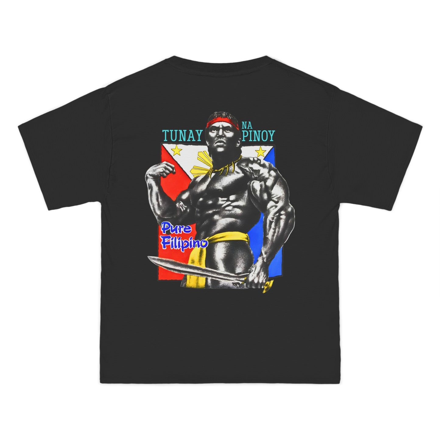 Filipino Strength Tunay na Pinoy Pure Filipino Vintage Design 90s New Print Beefy-T®  Short-Sleeve T-Shirt