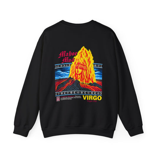 Hawaiian Strength Mahoe Mua Virgo Virgin Pele Unisex Heavy Blend™ Crewneck Sweatshirt