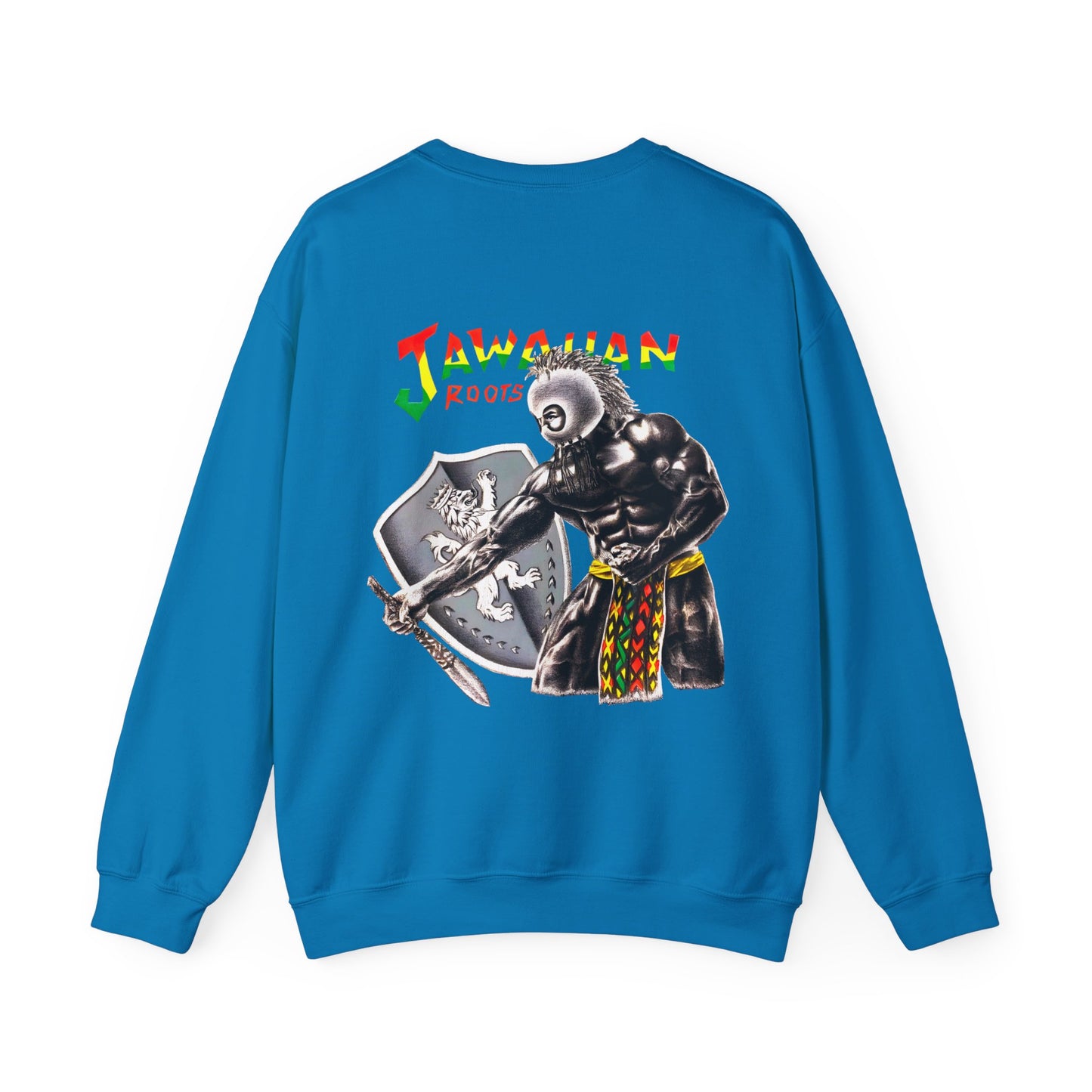 Jawaiian Strenght Jawaiian Roots Vintage Design 90s New Print Unisex Heavy Blend™ Crewneck Sweatshirt