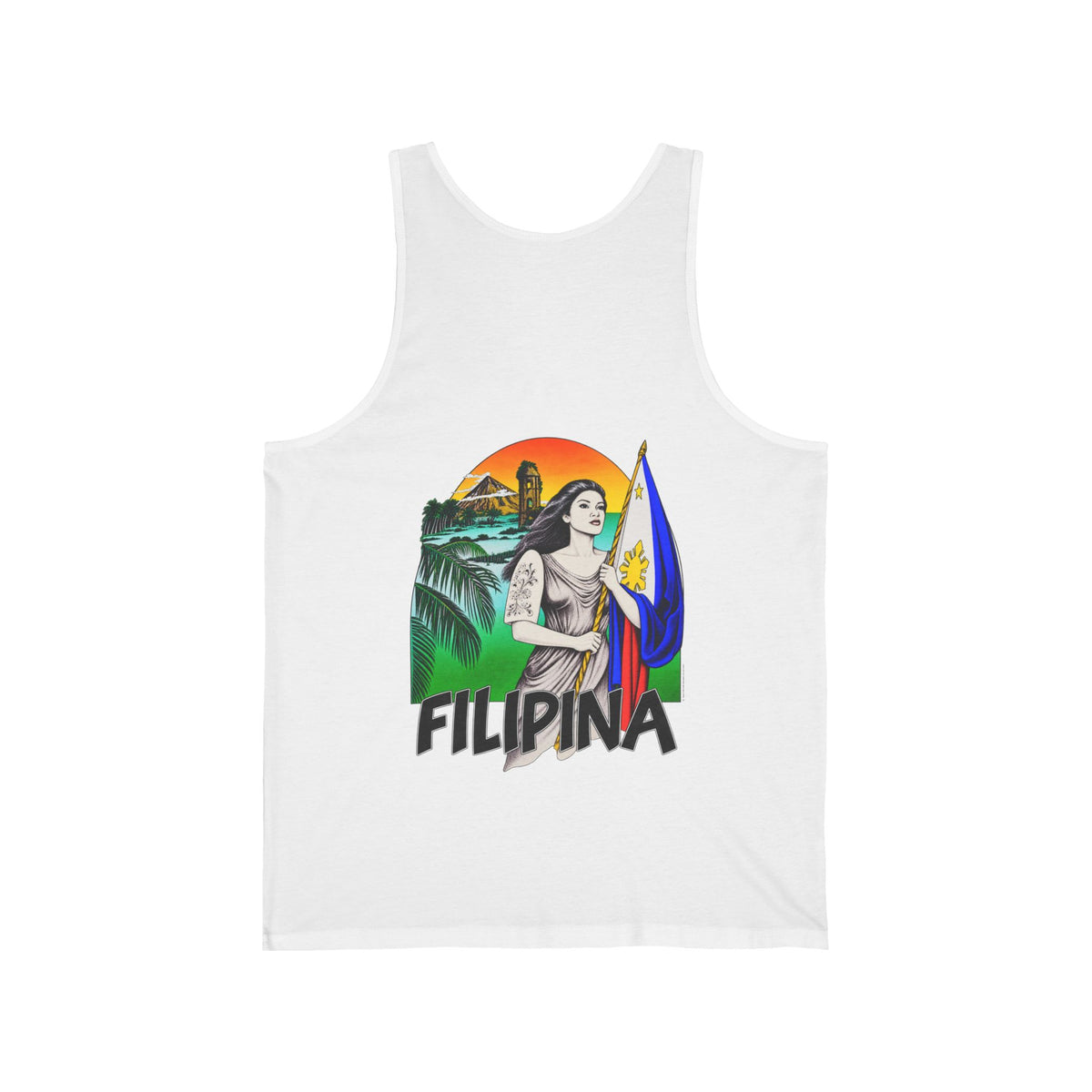 Filipino Strength Filipina Unisex Jersey Tank