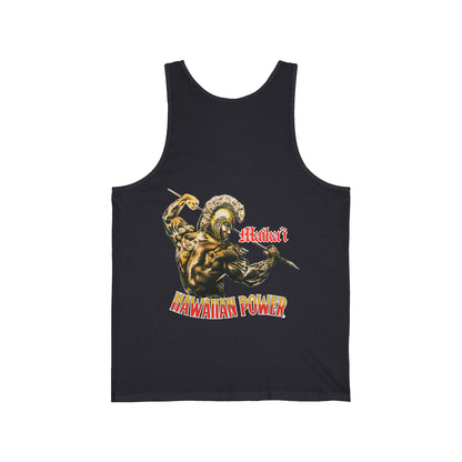Hawaiian Strength Maika'i Hawaiian Power Vintage Design 90s New Print Unisex Jersey Tank