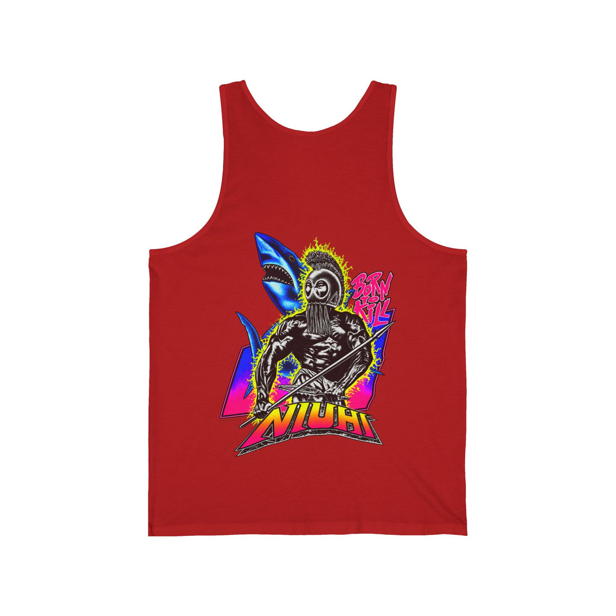 Hawaiian Strength Niuhi Born To Kill Unisex Jersey Tank