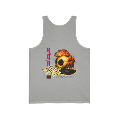 Hawaiian Strength Koa Legendary Hawaiian Warrior Vintage Design 90s New Print Unisex Jersey Tank