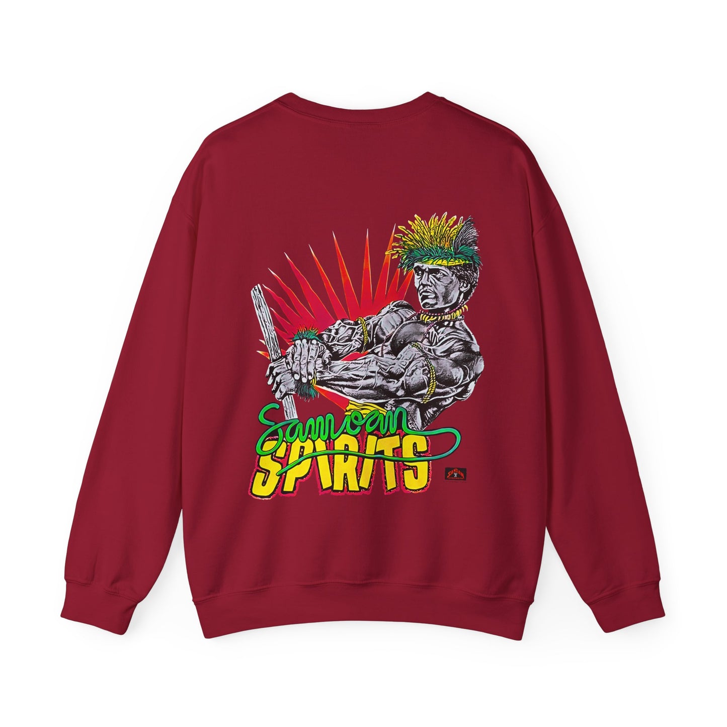 Samoan Strength Samoan Spirits Vintage 90s Design New Print Unisex Heavy Blend™ Crewneck Sweatshirt