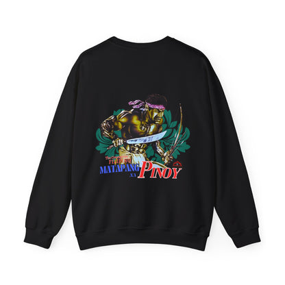 Filipino Strength Matapang Na Pinoy The Courageous Filipino Vintage Design 90s New Print Unisex Heavy Blend™ Crewneck Sweatshirt