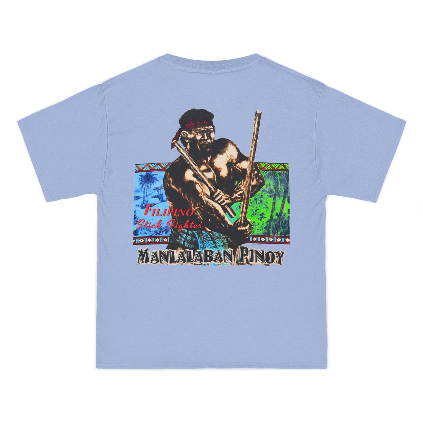 Filipino Strength Manlalaban Pinoy Stick Fighter Vintage Design 90s New Print Beefy-T®  Short-Sleeve T-Shirt