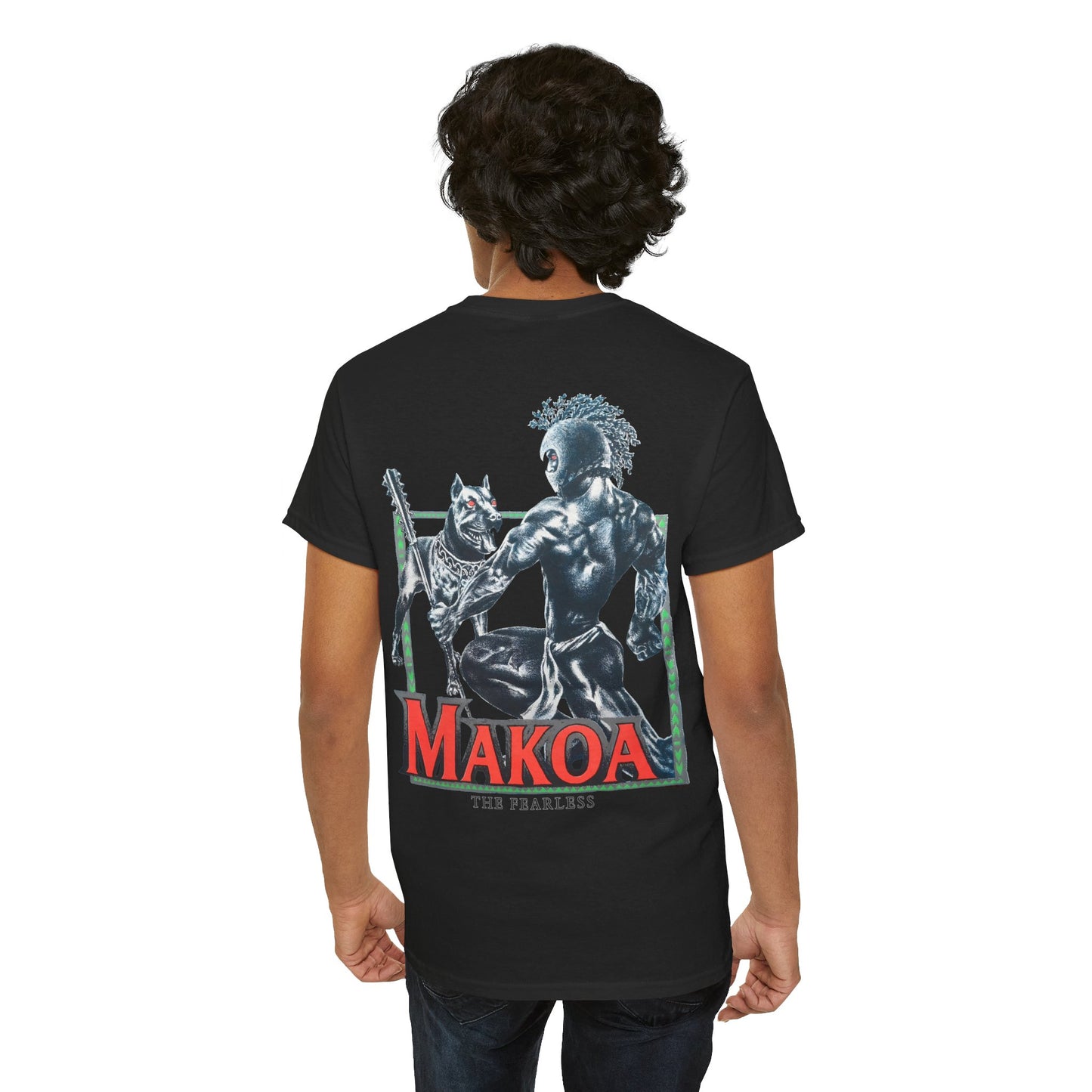 Hawaiian Strength Makoa The Fearless Vintage Design 90s New Print T-shirt Unisex Heavy Cotton Tee