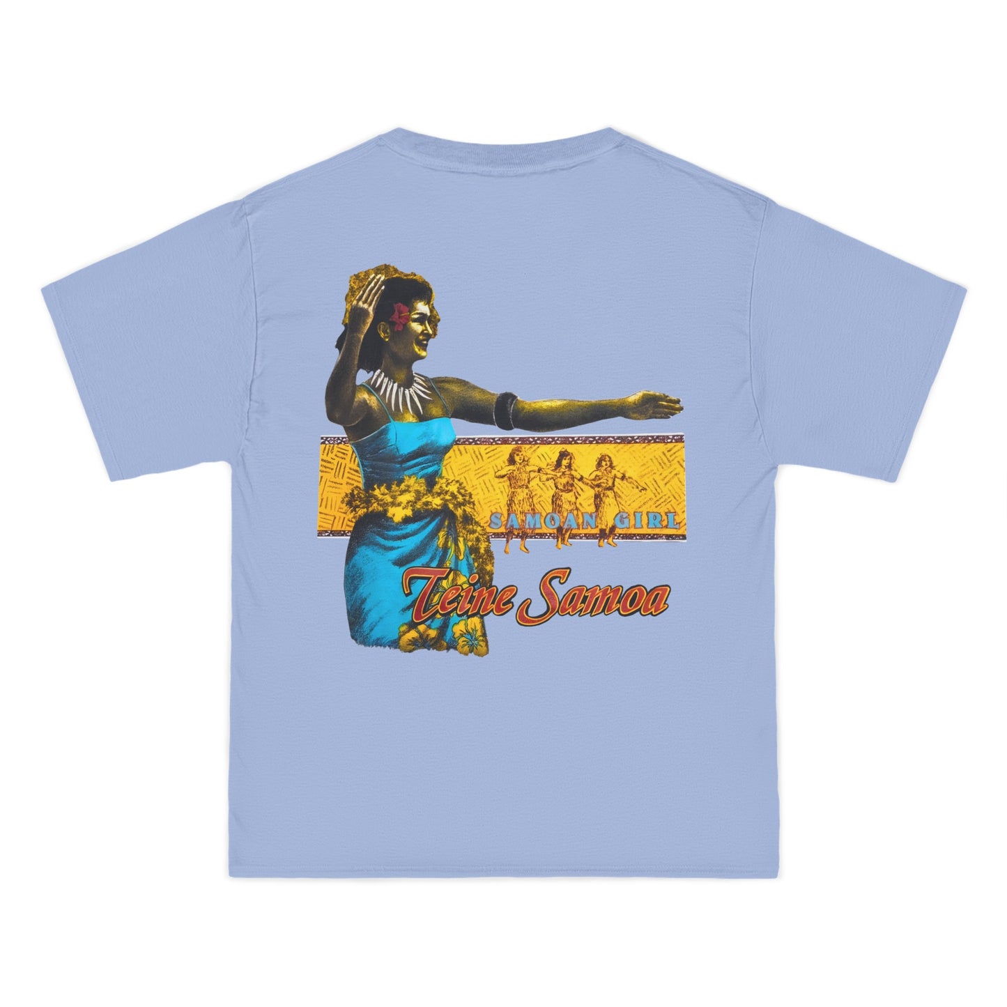 Samoan Strength Samoan Girl Teine Samoa Vintage Design 90s New Print Beefy-T®  Short-Sleeve T-Shirt