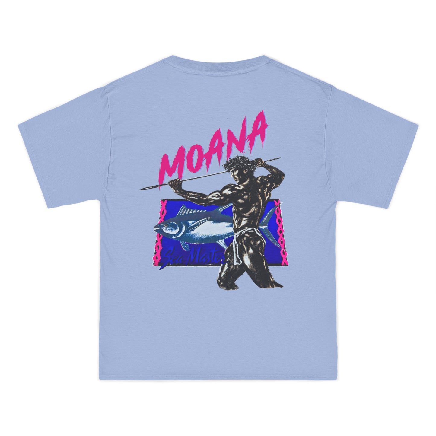 Hawaiian Strength Moana Sea Master Vintage Design 90s New Print Beefy-T®  Short-Sleeve T-Shirt