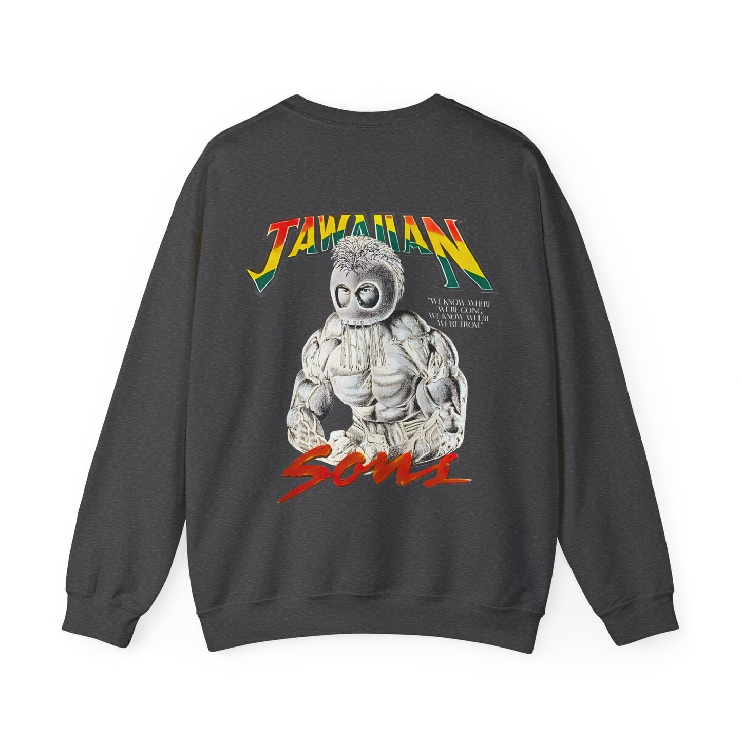 Jawaiian Strenght Jawaiian Sons Vintage Design 90s New Print Unisex Heavy Blend™ Crewneck Sweatshirt