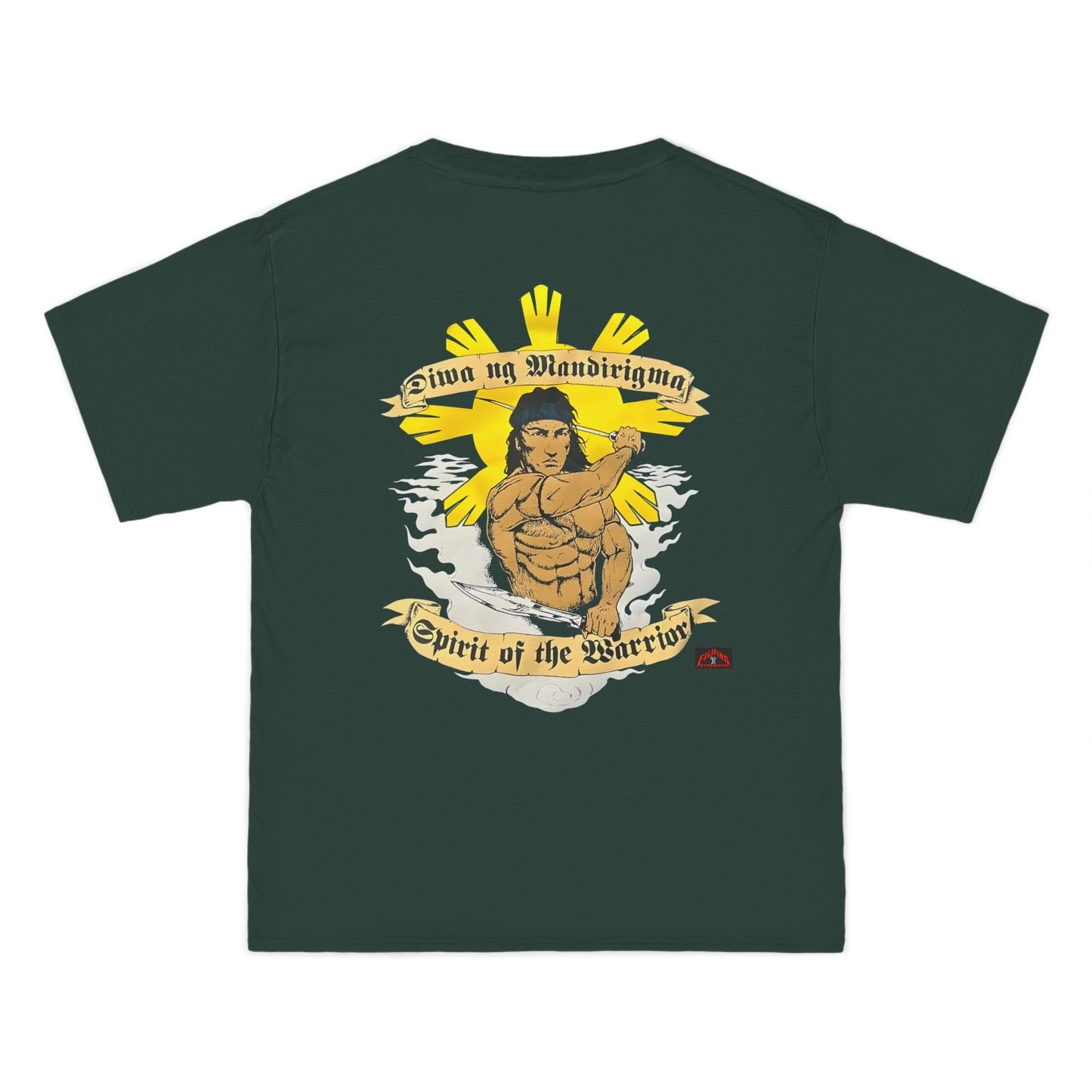 Filipino Strength Spirit of the Warrior Diwa ng Mandirigma Vintage Design 90s New Print Beefy-T®  Short-Sleeve T-Shirt