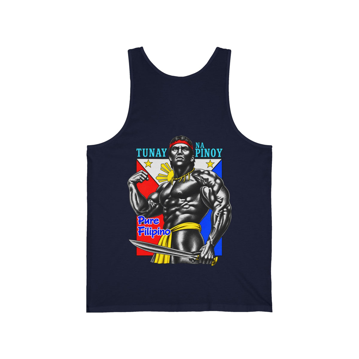 Filipino Strength Tunay na Pinoy Pure Filipino Unisex Jersey Tank