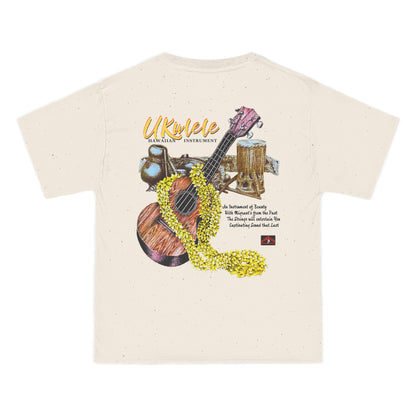 Hawaiian Strength Ukulele Hawaiian Instrument Vintage Design 90s New Print Beefy-T®  Short-Sleeve T-Shirt