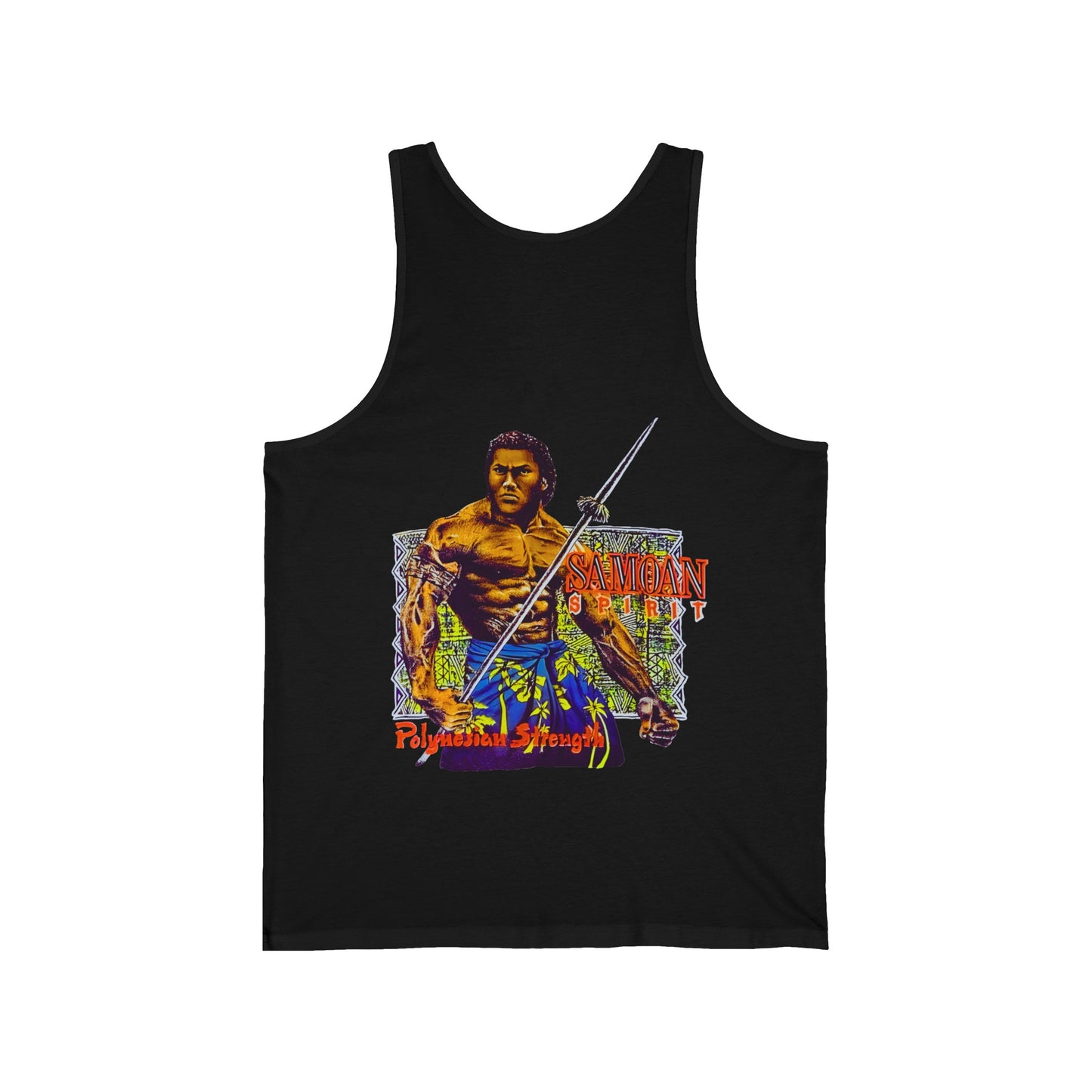 Samoan Strength Samoan Spirit Polynesian Strength Vintage Design 90s New Print Unisex Jersey Tank